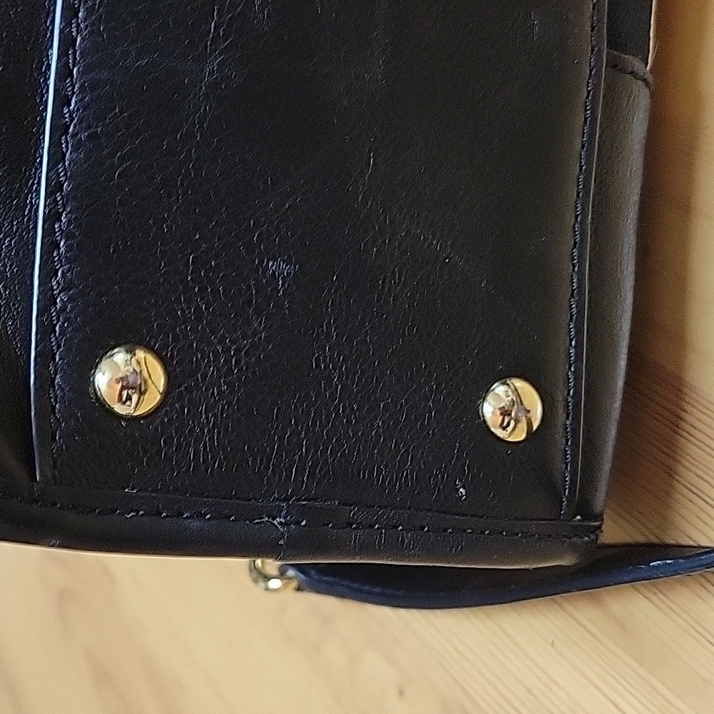 Michael Kors black and white striped bag. NWOT - Picture 4 of 8